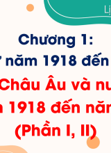 Bài 2. Châu Âu và nước Mỹ từ năm 1918 đến năm 1945 (Phần I, II)